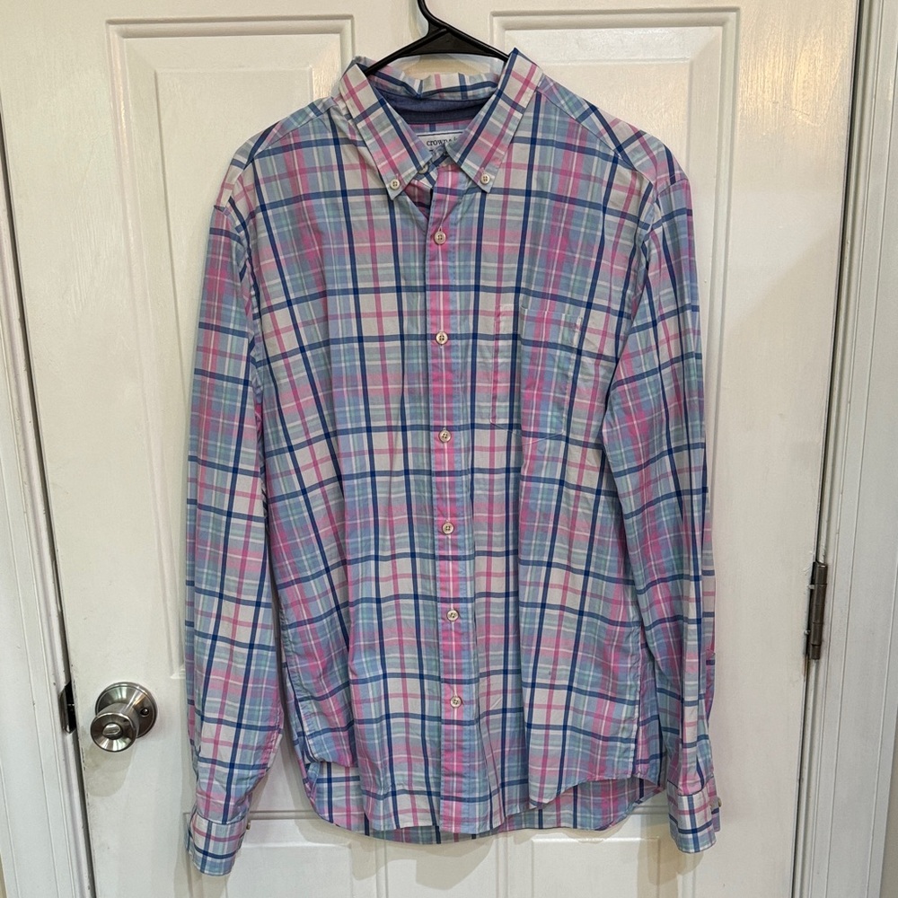 Crown & Ivy Multicolor Plaid Button Down Shirt